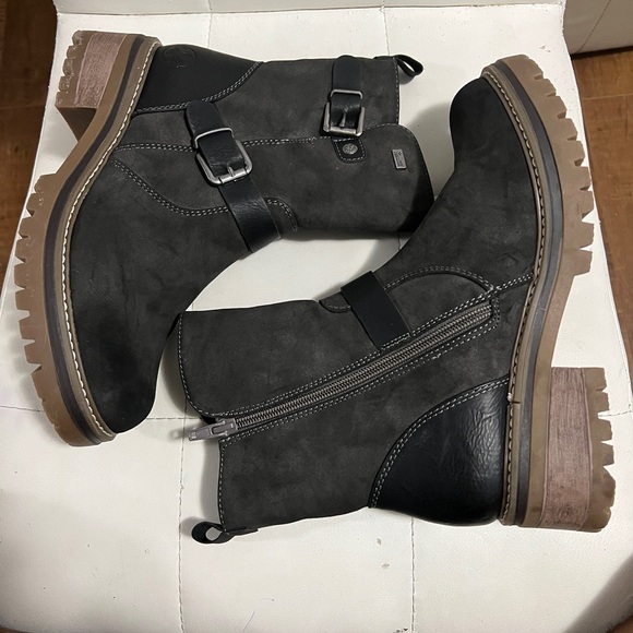 Rieker female winter boot, size 39, maroon brown in perfect condition - Picture 2 of 6